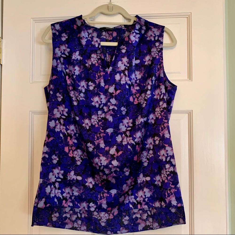 Tahari Floral Blouse